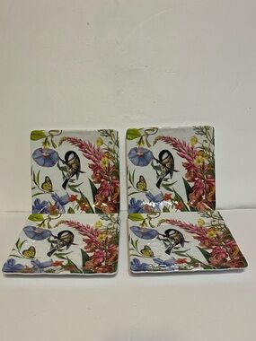 Summer Days Snack Plates 6" x 6"